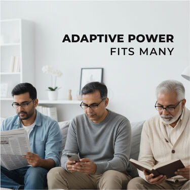 Full Frame Bifocal Adaptive Power Reading Glasses Buy 1 Get 2 Free (3BORG10)