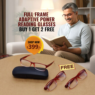 Full Frame Adaptive Power Reading Glasses Buy 1 Get 2 Free (3ORG9)