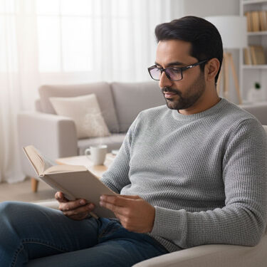 Full Frame Bifocal Coloured Adaptive Power Reading Glasses Buy1 Get2 Free (3BCORG10)