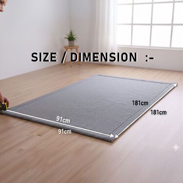 Checks Foldable Mattress (FDM3)