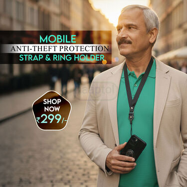 Mobile Anti Theft Protection lanyard With Quick Release Ring Holder (MATP)