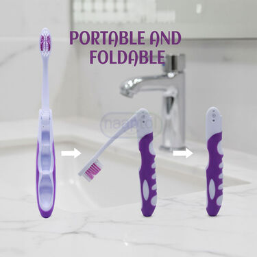 Compact Foldable Travel Toothbrush Pack of 3 (3TB)