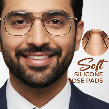 Comfortable All-Day Use Metal Frames With Silicone Pads Buy1 Get1 Free (2MF2)
