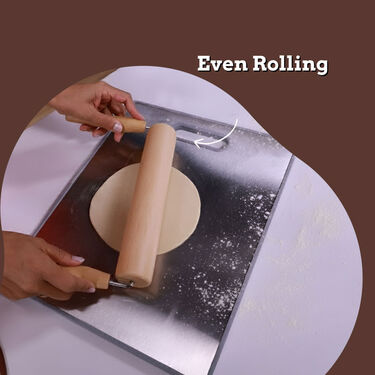 Double Handle Wooden Rolling Pin-Belan (HWRP)
