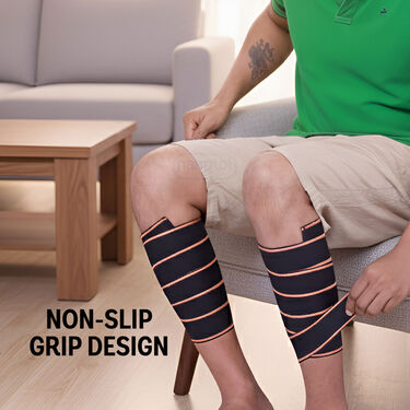 Compression Knee & Calf Strap For Pain Relief B1G1 (CKT)