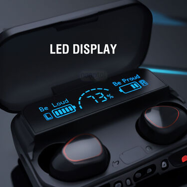 Wireless Bluetooth Earpods With Inbuilt Power Bank With Metal Speaker (TWS88)