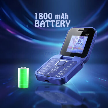 2 Sim Flip Phone With Camera & 4 Languages (PMH1 P)