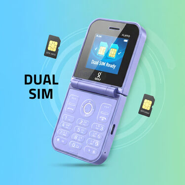 Dual Sim Stylish Fold Mobile With 4 Languages (PMH10  P)