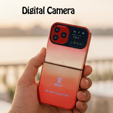 Dual Sim Stylish Fold Mobile With 4 Languages (PMH10 G)