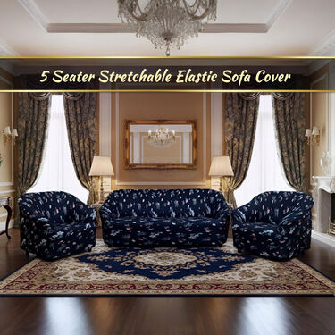 5 Seater Stretchable Elastic Sofa Cover (5SC8)