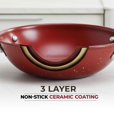 Mega11Pcs Ceramic Coating Nonstick Cookware Set (11CCNC2)