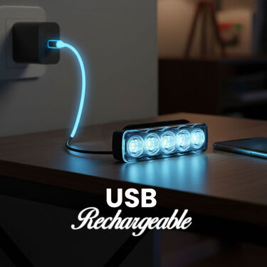 Rechargeable Night Safety LED Indicator For BIke, Scooter, Cycle (BSL4)