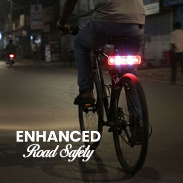 Rechargeable Night Safety LED Indicator For BIke, Scooter, Cycle (BSL4)