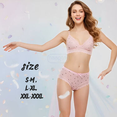 Pack of 6 Fancy Lace Design Panty Set (6WP2)