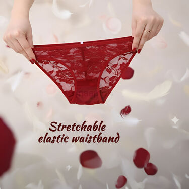 Pack of 7 Premium Floral Lace Panties (7WP)