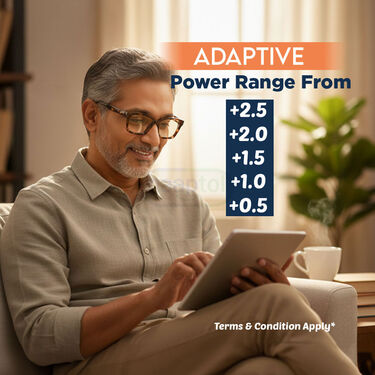 Full Frame Coloured Adaptive Power Reading Glasses Buy 1 Get 2 Free (3CORG5)