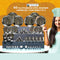 50 Pcs Stainless Steel Designer Dinner Set (50PDSN)