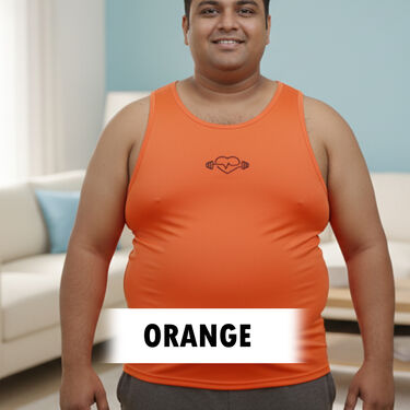 Pack of 5 Plus Size Sleeveless Vests For Men (5PSL1)