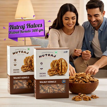 Nutraj Halves Walnut Kernels - 500 Gm (NUTW)