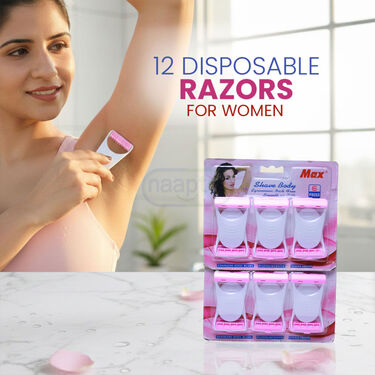 12 Disposable Hair Razors For Women (12HR)