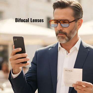 Full Frame Bifocal Coloured Adaptive Power Reading Glasses Buy1 Get 2 Free (3BCORG15)