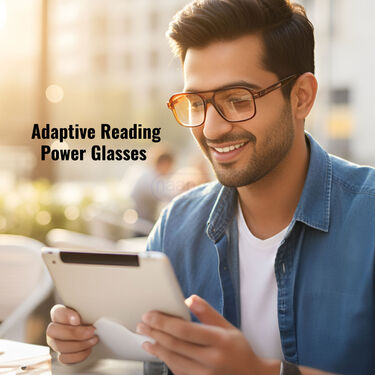 Full Frame Bifocal Coloured Adaptive Power Reading Glasses Buy1 Get 2 Free (3BCORG15)