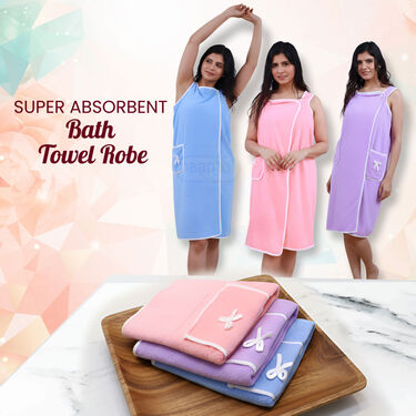 Super Absorbent Bath Towel Robe (BT9)