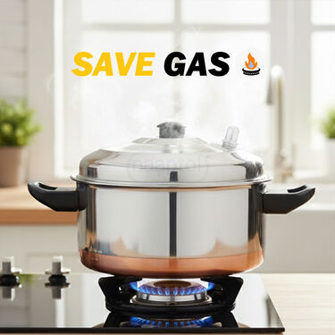 21 Pcs Copper Bottom Multipurpose Cook & Serve Set (21CC1)