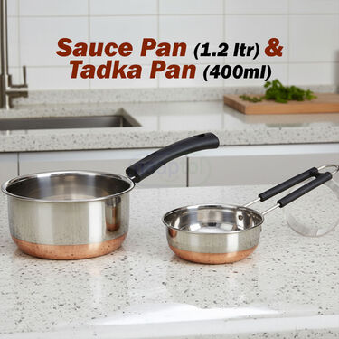 21 Pcs Copper Bottom Multipurpose Cook & Serve Set (21CC1)