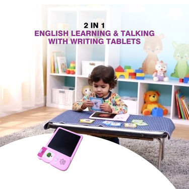 2 In 1 English Leaning & Talking With Writing Tablet (TFCT)