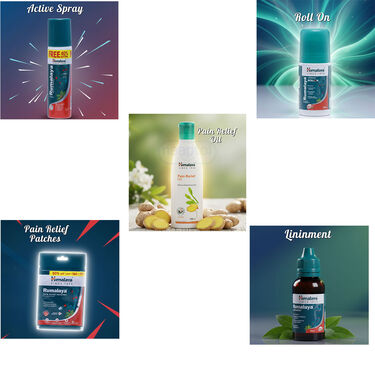 Himalaya Pain Relief Combo Pack of 5 (BPR6)