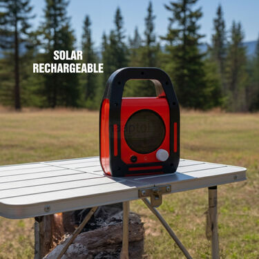 Solar Emergency Light With Long Range Flashlight (LL16)