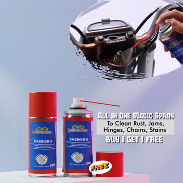 All in One Spray For De-Rusting, Lubrication, Clean Moisture & Stains BOGO ( EASI2)
