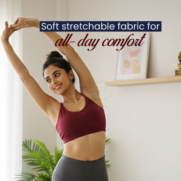 Pack of 6 Comfortable Daily Wear Sports Bras (6PBR)