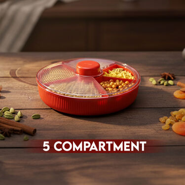5 Compartment Push & Rotate Serving Set (RRSC)