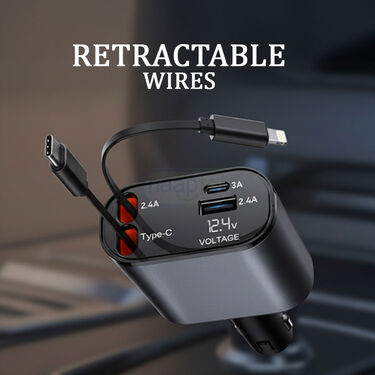 Car Retractable Wire DC Adapter (CA2)