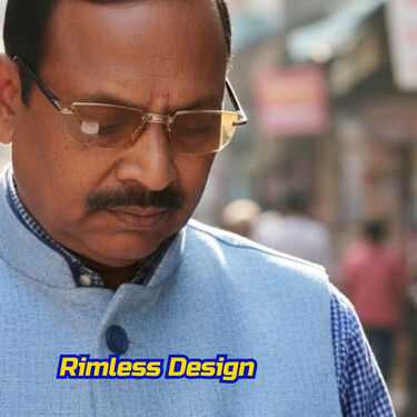 Rimless Foldable Coloured Adaptive Power Reading Glasses Buy 1 Get 2 Free (3FCORG13)