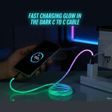 Fast Charging Glow In Dark C To C Cable (CDC16)