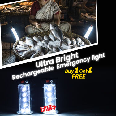 Ultra Bright Rechargeable Emergency Light B1G1 (LL22)