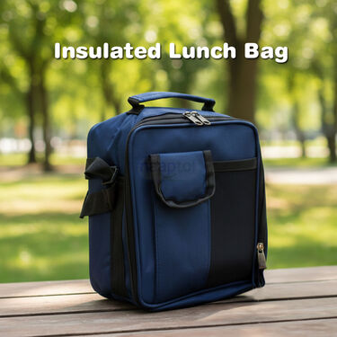 3 Leakproof Lunch Box + Salad Container With Colored Steel Bottle & Bag (3LBB1)