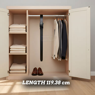 Mens Leatherite Black Autolock Grip Belt Free RFID Anti - Theft Wallet (LBAW5)