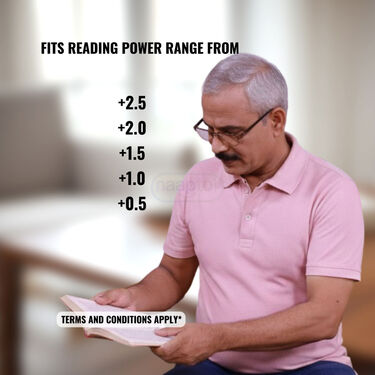 Rimless Adaptive Power Coloured Reading Glasses Buy1 Get 3 Free (4CORG)