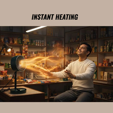 Foldable Electric Heating Fan (HA22)