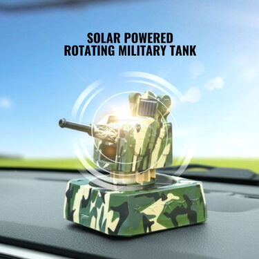 Car Dashboard Rotating Military Tank Perfume (CDST)