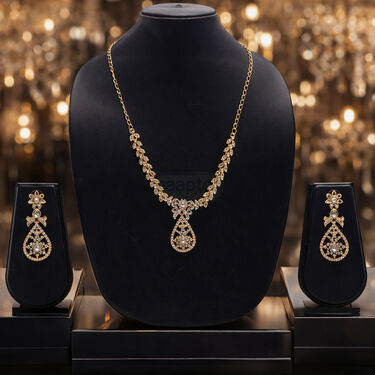 3 Austrian Diamond Necklace Set (3AUD22)