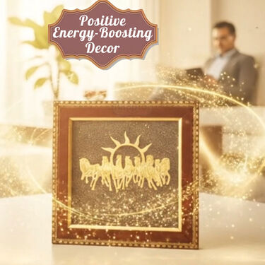 7 Horses On Raw Pyrite Frame (7HPF)