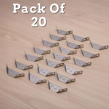 20 Pc Stainless Steel Joint Corner Brace Bracket Support (SCB1)