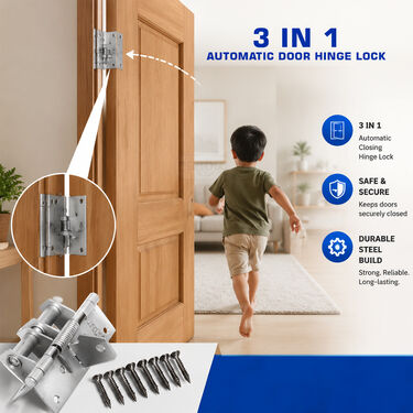 3 In 1 Automatic Door Hinge Lock (MSPH)