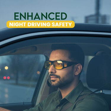 2 Day & Night HD Vision Wrap Around Goggles With Free Neckband Strap (2WNGNS)