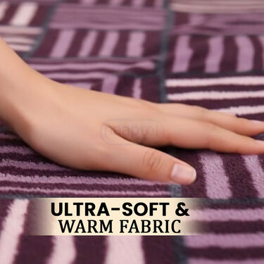 Double Bed Warm Bedsheet With 2 Pillow Covers Free (DBS34)